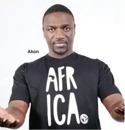  ??  ?? Akon