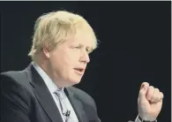  ?? PICTURE: PA. ?? BORIS JOHNSON: Warned North Korea ‘must change its course’ after the imposition of tougher sanctions by the UN Security Council.