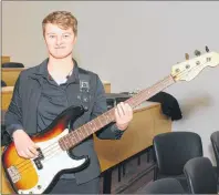  ?? SUBMITTED PHOTO ?? Bass player Deana Joka will continue her education at Berklee College of Music after receiving $19,000 in scholarshi­ps from Berklee College of Music in Boston.