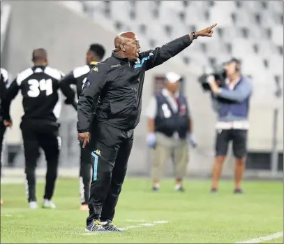  ?? PHOTO: CARL FOURIE/GALLO IMAGES ?? OUT OF DEPTH: Celtic coach Serame Letsoaka is under tremendous pressure as the team continues to donate points to other teams. He faces high-riding Sundowns tomorrow