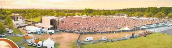  ?? ?? Claudeland­s Oval was the Hamilton venue for a Six60 concert in 2021. In 2024 it will host the Summer Concert Tour originally scheduled for Whitianga.