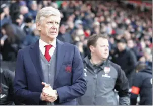  ?? ADRIAN DENNIS/AFP ?? Arsenal manager Arsene Wenger has said he will not jeopardise the club’s financial stability by spending lavishly on players during the January window.