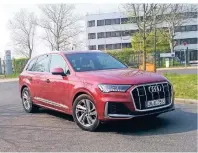  ?? FOTO: CHRISTIAN WERTH ?? Der neue Q7 braucht und bietet viel Platz. Für 1520 Euro Aufpreis gibt’s sogar noch eine dritte Sitzreihe.