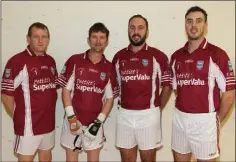  ??  ?? The St. Martin’s Junior BCD winning team (from left): James Stanners, Seán Stanners, Ian Curran and Paddy Curran.