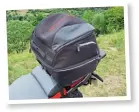  ??  ?? Ventura pack works great in absence of panniers