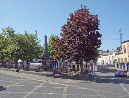  ??  ?? Fitzwillia­m Square in Wicklow town which has secured funding.