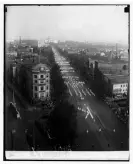  ?? Photograph: Library of Congress ?? A KKK parade.