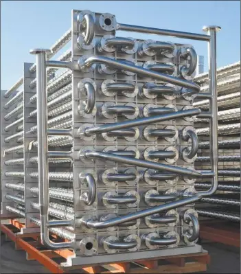  ??  ?? Dimpleflo Heat Exchangers are smarter, tougher, better.