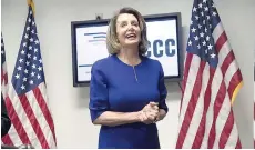  ?? AP ?? House Democratic Leader Nancy Pelosi.