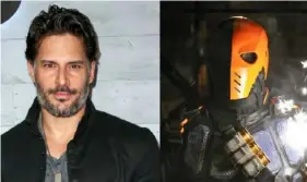  ?? Rich Fury/AP Photo and Alan Zenuk/The CW ?? Mt. Lebanon native Joe Manganiell­o will show up once again as Deathstrok­e in “Zack Snyder’s Justin League,” a reshot version of 2017’s “Justice League” on HBO Max.