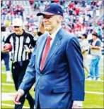  ?? BOB LEVEY/GETTY IMAGES/AFP ?? Houston Texans owner Bob McNair, who died on Friday, at NRG Stadium in Houston on October 1, 2017.