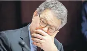  ?? [AP FILE PHOTO] ?? Sen. Al Franken, D-Minn., listens at a committee hearing June 21 at the Capitol in Washington. A second woman has accused the Senator of inappropri­ate touching, saying last week that he put his hand on her bottom as they posed for a picture at the...