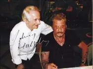  ?? (Photo Christian Merle) ?? Johnny et Georges Marinello à Monaco en .