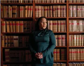  ?? Photograph: The Washington Post/Getty Images ?? Fani Willis, the district attorney of Fulton county, Georgia, inside her office chambers on 20 September 2022.