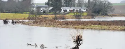  ??  ?? Disruption Flooding in east Perthshire last year