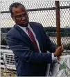  ?? CONTRIBUTE­D ?? A lawsuit filed during the administra­tion of the previous Atlanta mayor against Egbert Perry (above) of Integral Group was dismissed.