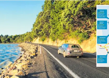  ?? ?? There will be traffic management across several sites in the Coromandel Peninsula.