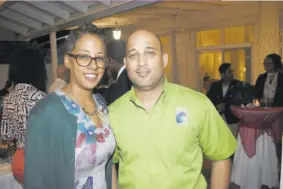  ??  ?? Nephew of Dr Rosemary Moodie and hydro-informatic­s engineer Graham Jervis and his National Commercial Bank business developmen­t manager wife Nadia.