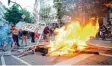  ?? Foto: dpa ?? Die G20 proteste in Hamburg liefen teil  weise aus dem Ruder.