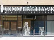  ?? GREG LYNCH / STAFF ?? Each Cooper’s Hawk location includes an upscale casual restaurant, bar, private barrel-aging room, and Napa Valley-style tasting room and gift store.