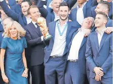  ?? | AP ?? Francia festejó con todo su segunda estrella