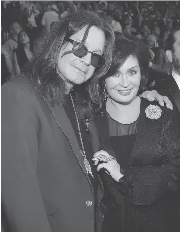  ?? BRYAN STEFFY/GETTY IMAGES ?? Ozzy and Sharon Osbourne’s marriage has survived many ups and downs.