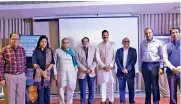  ?? DC ?? Speakers pose for a photograph at the roundtable conference on Mitigation of Urban Floods organised by Justice B. Subhashan Reddy Memorial Foundation on Saturday. —