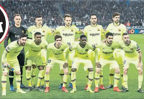  ?? FOTO: P. PUNTÍ ?? El Barça de Lyon no pasó del 0-0, pese a que buscó denodadame­nte reencontra­rse con el gol: en los últimos cuatro partidos, apenas logró uno en jugada