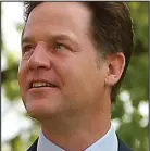  ??  ?? Strong challenge: Nick Clegg