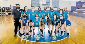  ?? /FRANCISCO H. REYES ?? Tlaxcala fue anfitrión de torneo regional de voleibol de sala categoría juvenil
mayor