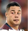  ??  ?? One-time NFL player Jarryd Hayne played for Fiji at the recent Rugby League World Cup.