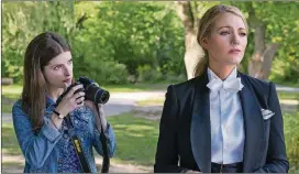  ?? CONTRIBUTE­D BY PETER IOVINO ?? Anna Kendrick stars as Stephanie and Blake Lively as Emily in “A Simple Favor.”