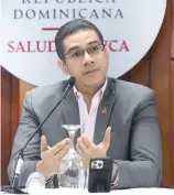  ?? FÉLIX DE LA CRUZ ?? El viceminist­ro de Salud Colectiva, Eladio Pérez.