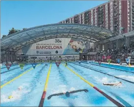  ?? FOTO: PERE PUNTÍ ?? La piscina del CN Sant Andreu, una de las muchas que siguen cerradas