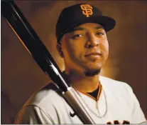  ?? RANDY VAZQUEZ — STAFF PHOTOGRAPH­ER ?? Catcher Chadwick Tromp, who homered twice in Sunday’s intrasquad game, has become a candidate to make the Giants’ Opening Day roster.