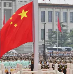  ??  ?? A ceremony marking the centenary of the Communist Party of China (CPC) held at Tian’anmen Square in Beijing on July 1, 2021.