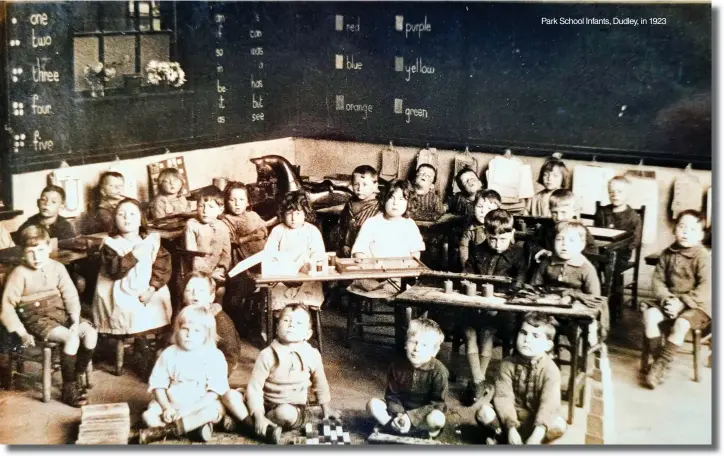  ?? ?? Park School Infants, Dudley, in 1923