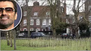  ?? Picture: JONATHAN BUCKMASTER ?? TRENDY: The saplings in Highgate; once home to George Michael