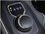  ??  ?? The transmissi­on is an eight-speed automatic operated by a rotary dial shifter on the console.