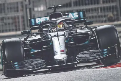  ?? Picture: AFP ?? SMOOTH. Hamilton on his way to winning the race.