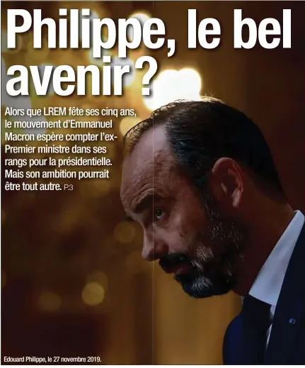  ??  ?? Edouard Philippe, le 27 novembre 2019.