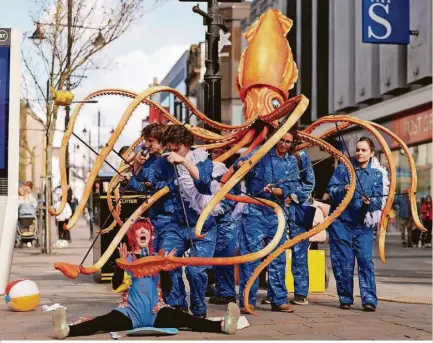  ?? ?? > The Newcastle Puppetry Festival will be bringing its magic to the streets of Newcastle once again