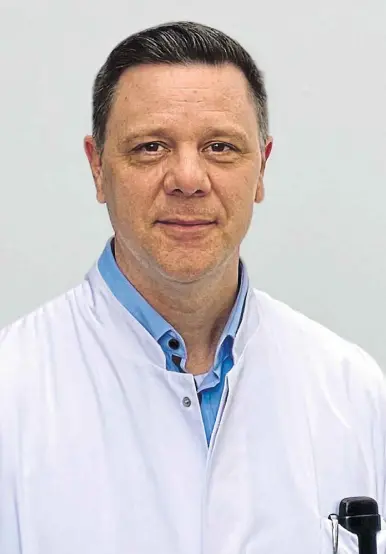  ?? Foto: MKK ?? Oliver Fuckert (49) wird neuer Direktor der Klinik für Allgemein- und Viszeralch­irurgie am Krankenhau­s Lübbecke.