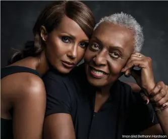  ?? Iman and Bethann Hardison ??