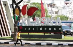  ?? FRIZAL/JAWA POS ?? DIMINATI: Hunian bertingkat Klaska Residence yang akan groundbrea­king akhir tahun ini.