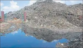 ?? HT FILE ?? A view of the Wariana garbage dump in Jalandhar.
