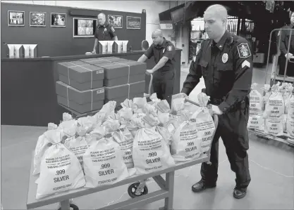  ??  ?? PENNSYLVAN­IA RESIDENTS CASH IN: Calls are pouring in from state residents who are trying to get their hands on the Jumbo Silver Ballistic Bags pictured above before the deadline ends. That’s because residents who find their zip code printed in today’s publicatio­n are cashing in on the lowest ever State Minimum price set for the next 2 days by the Federated Mint.