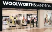  ?? |
Reuters ?? WOOLWORTHS says it expects headline earnings a share for the 52 weeks to June 28 to be lower than the R33.04 reported a year earlier.