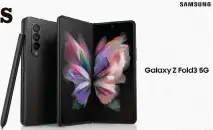  ?? SAMSUNG TNS ?? The Samsung Galaxy Fold 3 5G with the S Pen Fold Edition.