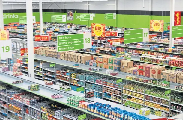  ??  ?? RETAIL REFORM: Supermarke­t giant Asda said it plans to stop baking from scratch in its stores citing changing tastes among its customers.